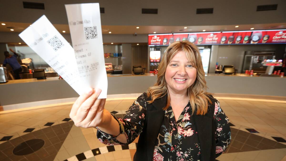'CRAZY': Regent Cinemas Albury general manager Kelly Davis says she wishes people redeemed their discover vouchers earlier, instead of all in one go at the last minute. Picture: JAMES WILTSHIRE
