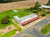 AERIAL VIEW: The former Brocklesby Hotel from above. Picture: KANE REAL ESTATE