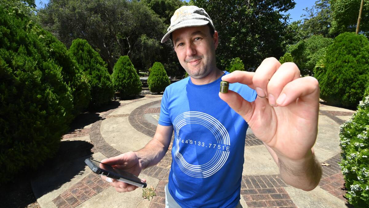 TREASURE HUNTER: Mega geocaching event manager Day Gowland says people from all around Australia, except for perhaps Western Australia would be coming to the event. Picture: MARK JESSER