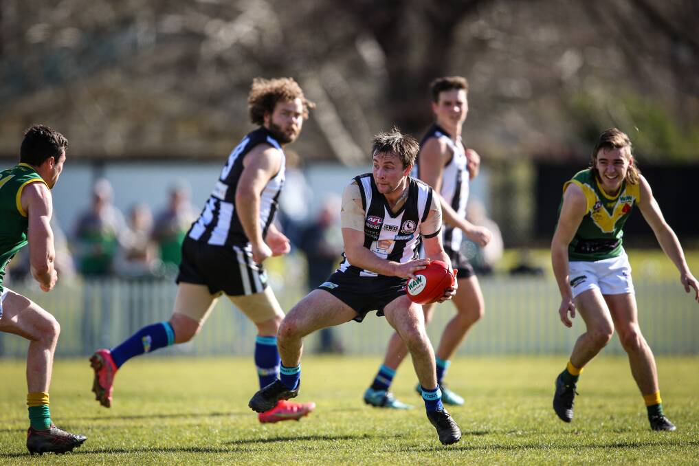 Murray Magpies hope to end their long winless streak in 2022. Picture: JAMES WILTSHIRE