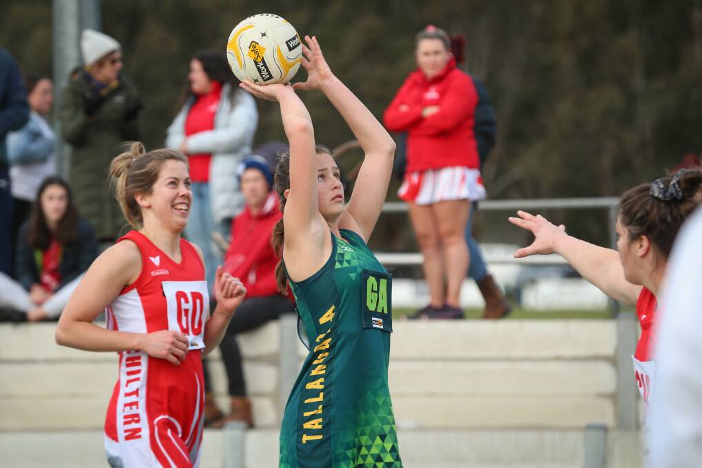 Lily McKimmie played for Tallangatta before joining Wodonga. Picture by James Wiltshire