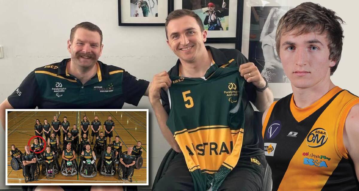 Former Albury footballer James McQuillan is playing in the Wheelchair Rugby World Championship.