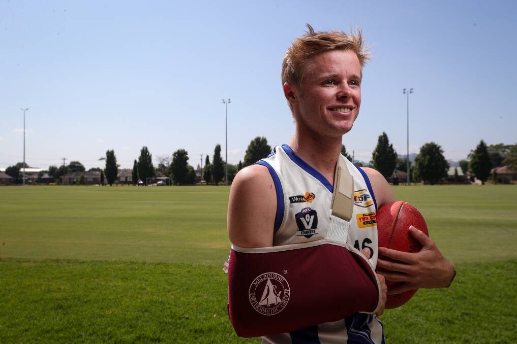 Lachie McMillan had surgery back in February. Picture by James Wiltshire