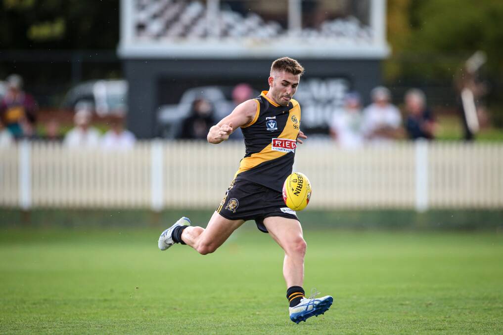 Albury co-coach Anthony Miles has made a big impression on Ben Kelly. Picture: JAMES WILTSHIRE
