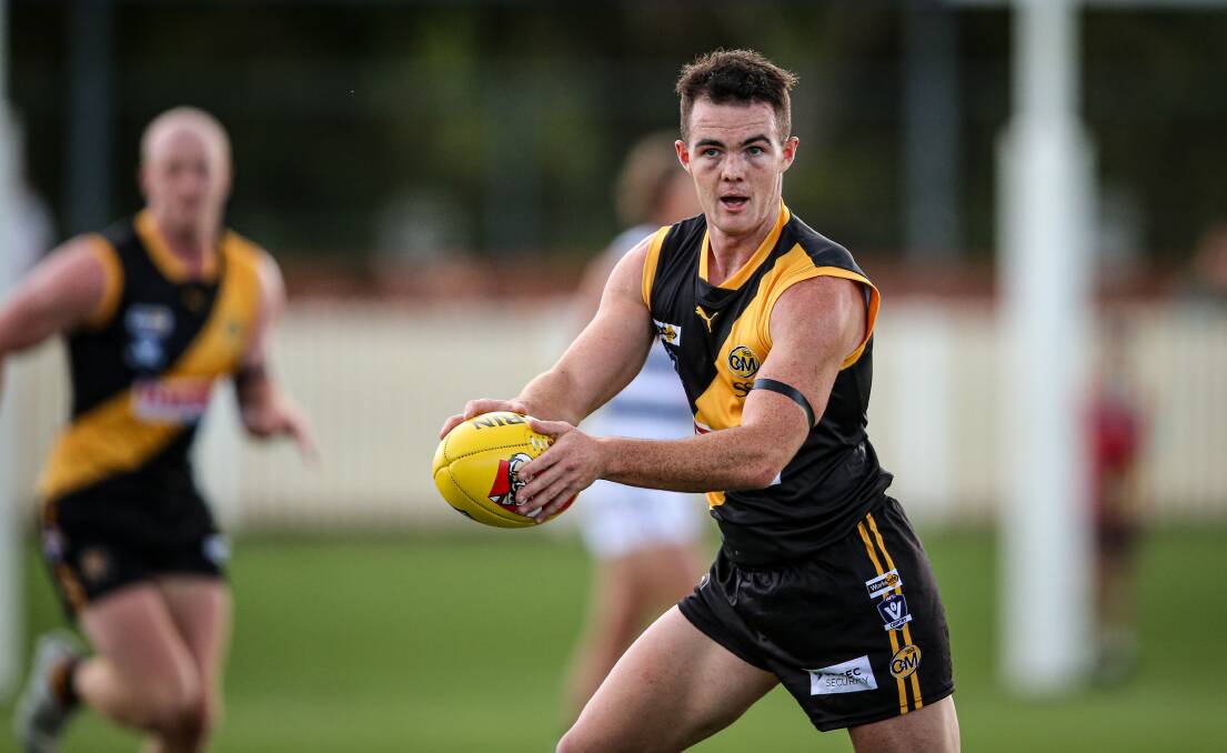 HOME GROWN: Fletcher Carroll spent time at Heidelberg, Williamstown and Coburg but Albury is hopeful he'll be in Tigers colours again next year. Picture: JAMES WILTSHIRE