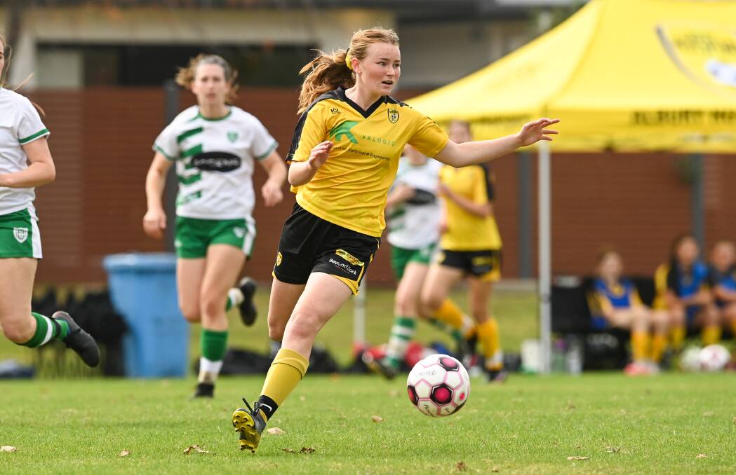 GO GIRLS: Albury Hotspurs enjoyed success throughout the female age groups last season but the club needs better facilities for its women and girls. Picture: MARK JESSER
