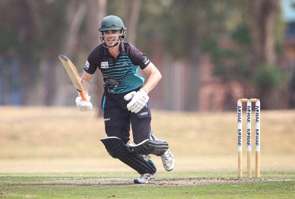 NEW CHAPTER: Matt Tom, pictured playing for Lavington, has joined East Albury alongside his former Lake Albert team-mate Jesse Hampton. Picture: JAMES WILTSHIRE