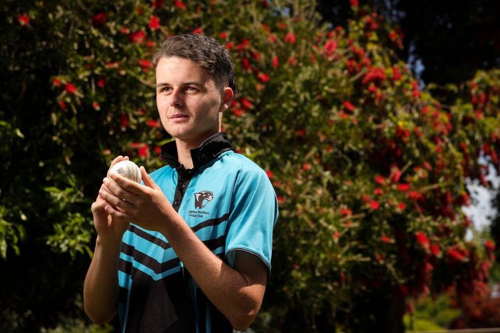 Lavington cricketer Noah Orchard is studying at Albury High School. Picture by James Wiltshire