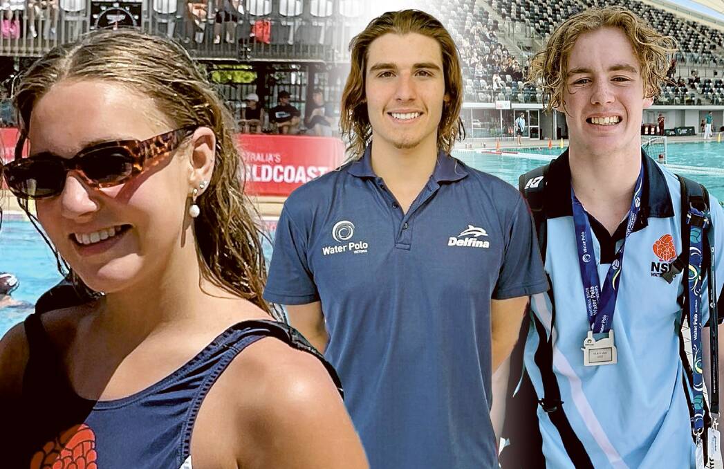 Chelsea Isaac, Elih Mutsch and Joshua Gould have all been selected in national age group program squads by Water Polo Australia after impressing for state teams.