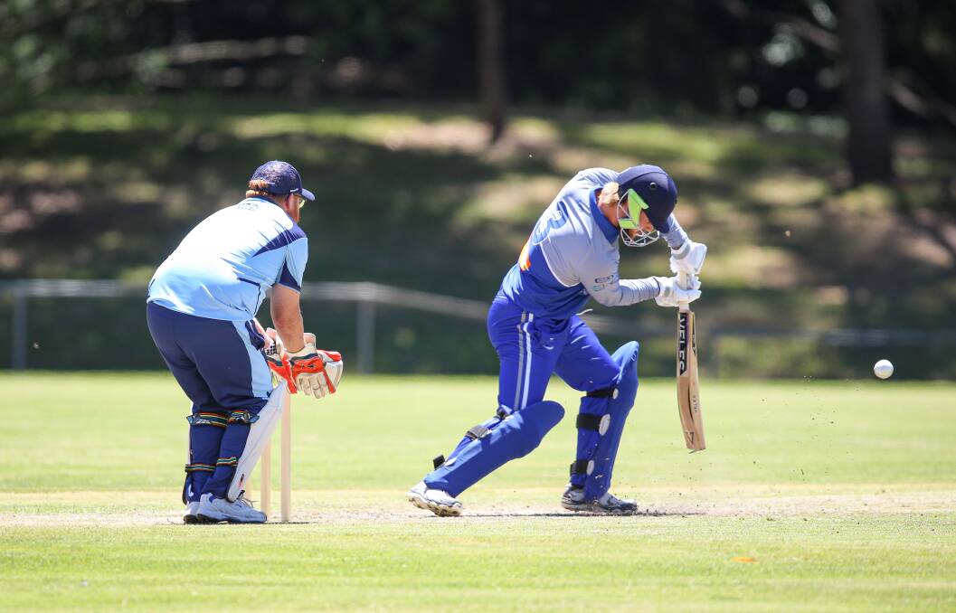Yackandandah's Jay Hillary has started the season in good form with the bat. Picture: MARK JESSER