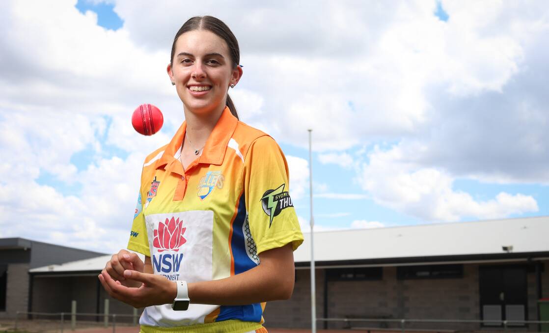 BREAKTHROUGH: Howlong-based cricketer Ebony Hoskin has been asked to train with the NSW Breakers team for the next two weeks. Picture: JAMES WILTSHIRE