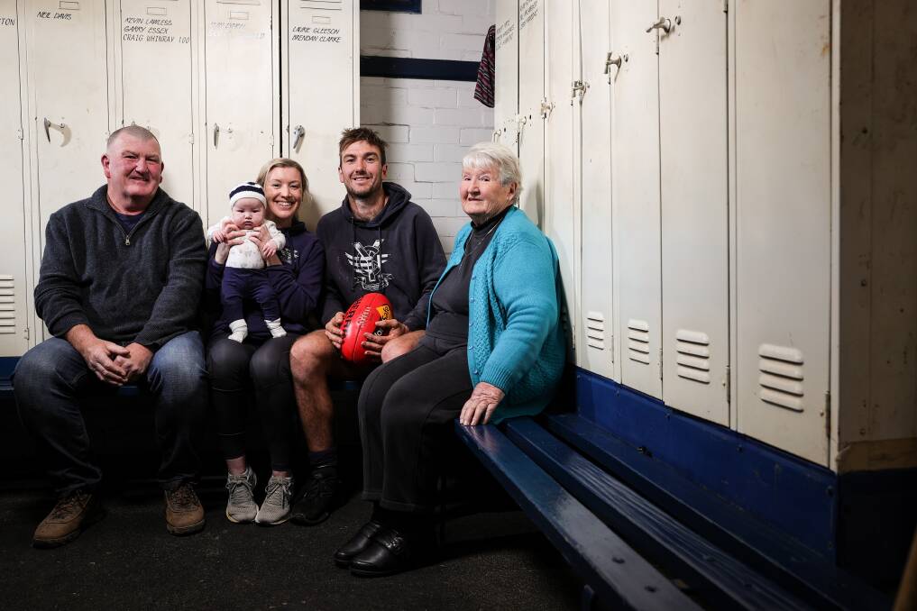 It's a big week for the Seymour family. Beau's wife Caitlin (nee O'Dwyer) won the league's B-grade best and fairest back in 2003. Picture by James Wiltshire