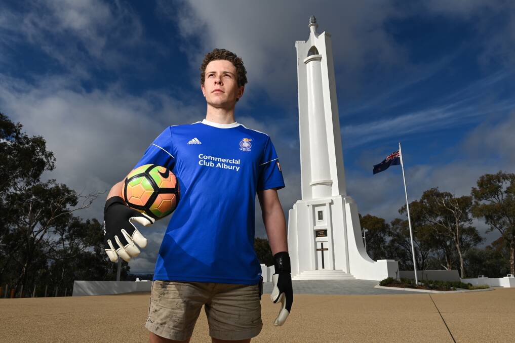 Lachie James has been ever-present for Albury City in AWFA this season. Picture: MARK JESSER