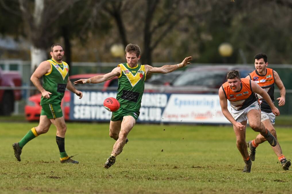 Holbrook warmed up for the Osborne game with victory over Rand-Walbundrie-Walla. Picture: MARK JESSER