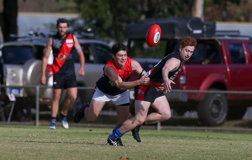 LOYAL CLUBMAN: Ben Baker was Howlong's best and fairest this year and the hard-working midfielder believes the Spiders are in good shape to climb the Hume league ladder in 2022. Picture: TARA TREWHELLA