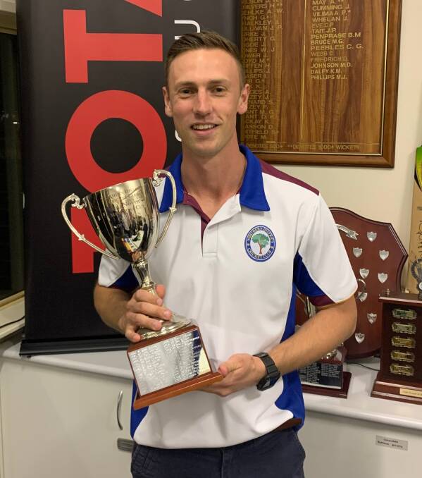 Ross Pawson was Northern District's Club Person of the Year in 2019/20.