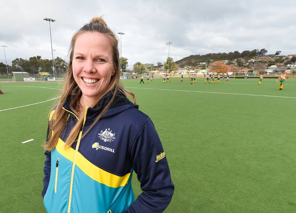Albury's Jocelyn Bartram was part of the Australia squad which took silver in Birmingham. Picture: MARK JESSER
