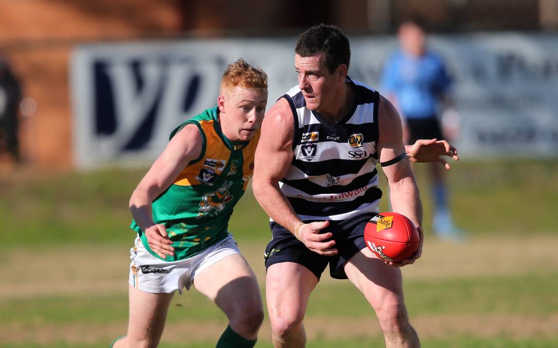 A young George Godde playing against Yarrawonga. Picture: James Wiltshire