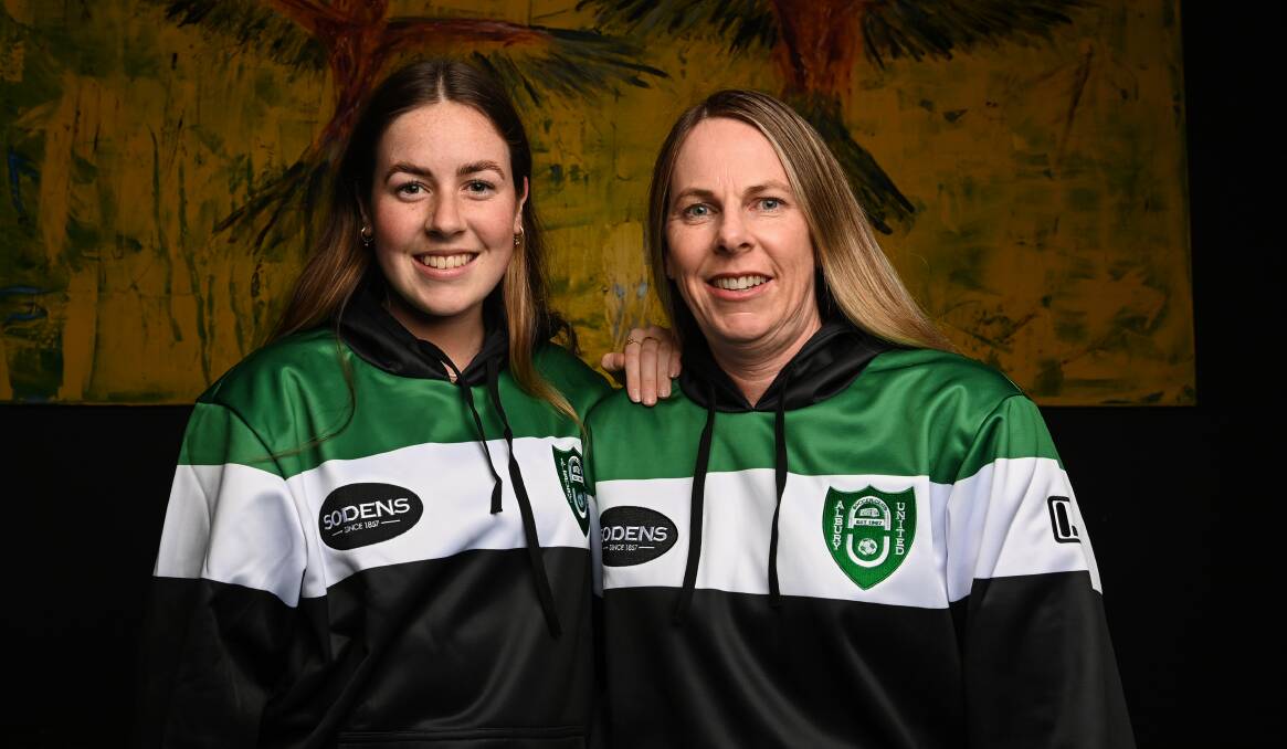 Zoie Dalitz is hoping to get her hands on the Division 1 women's cup, more than three decades after mum Tracey played in the last Albury United side to do it. The Greens face Albury Hotspurs at 4pm. Picture by Mark Jesser