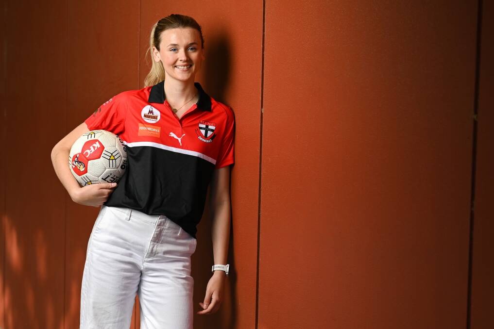 Sophie Hanrahan joined Myrtleford ahead of the 2023 season. Picture by Mark Jesser