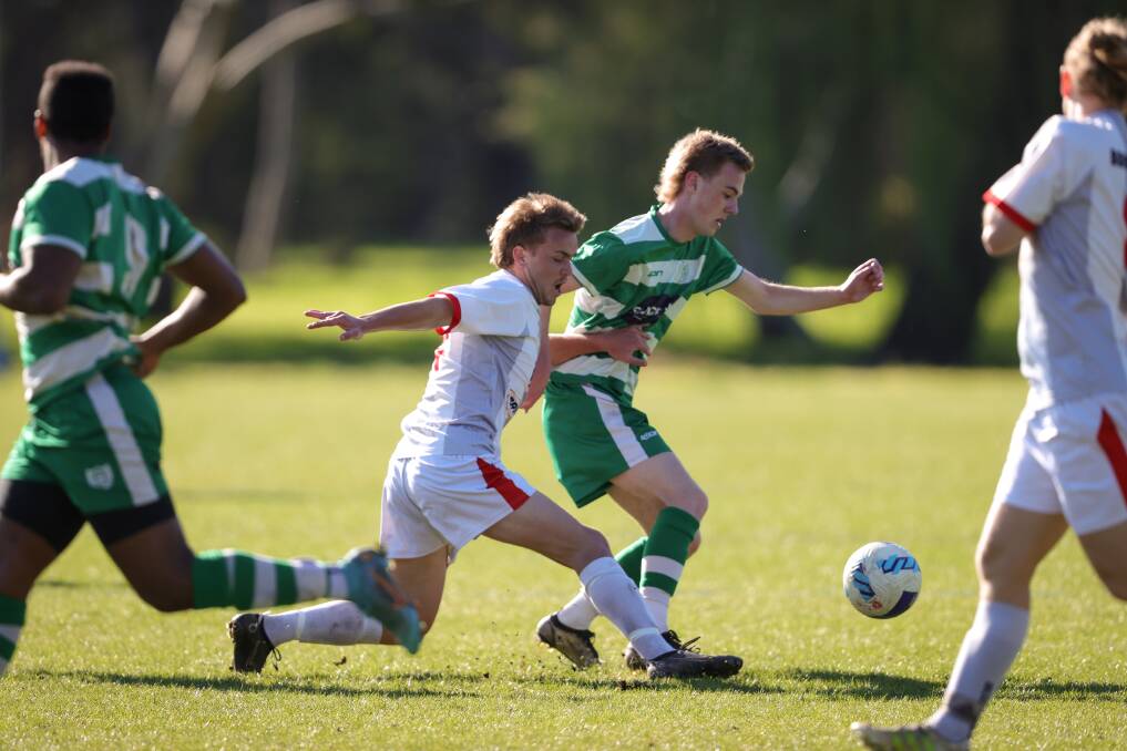 Albury United beat Boomers 2-1 in the semi-finals. Picture by James Wiltshire