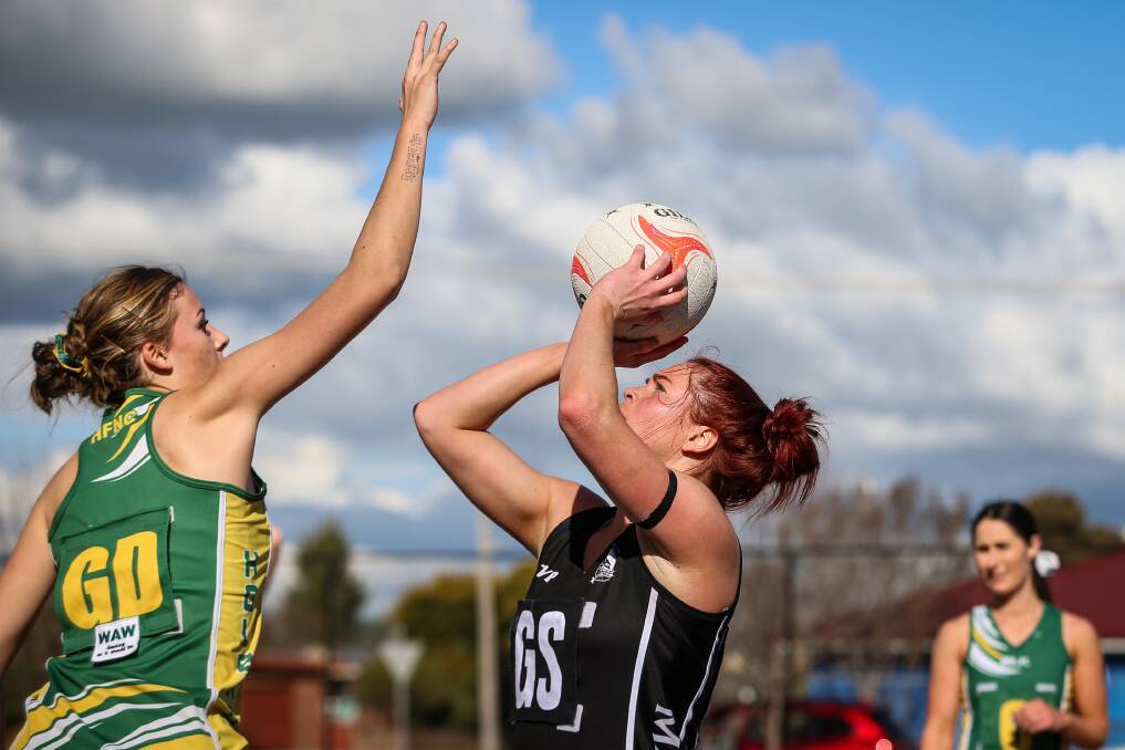 Victorian lockdowns decimated the Murray Magpies netball ranks. Picture: JAMES WILTSHIRE