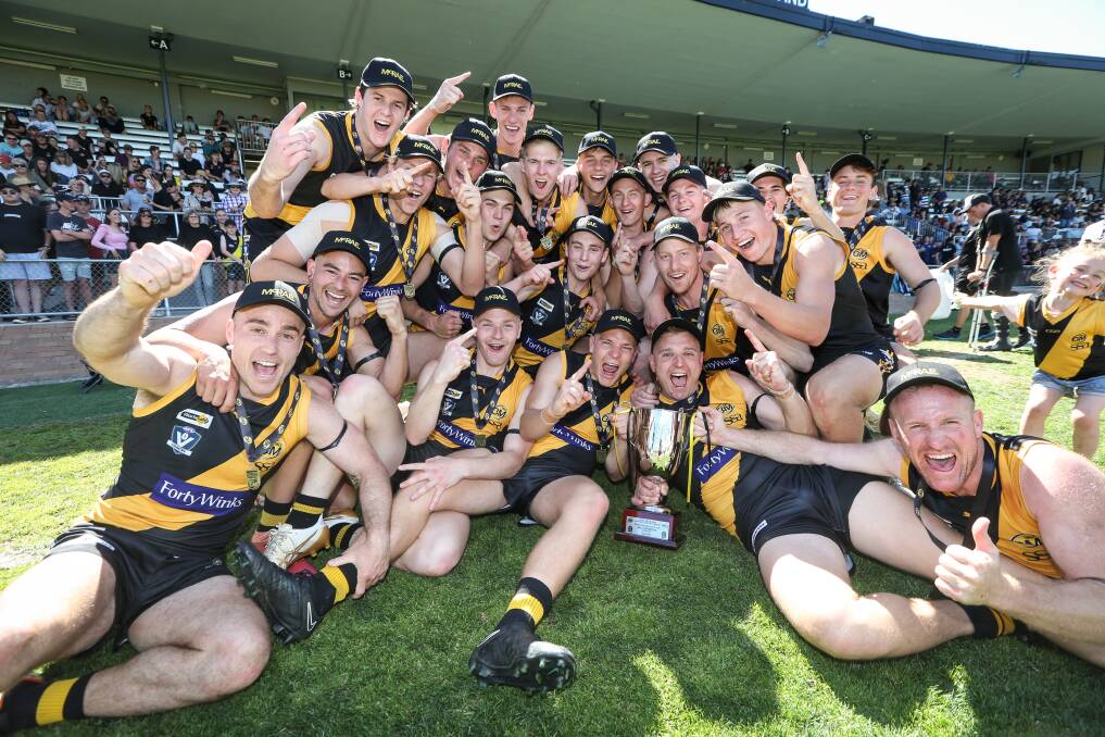 Albury are the 2023 Ovens and Murray reserve-grade premiers. Picture by James Wiltshire