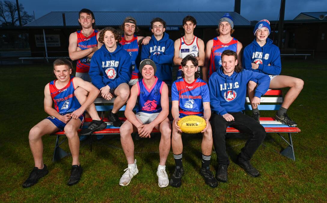 BULLDOG SPIRIT: Jindera's under-17s are unbeaten in the Hume league this season and firmly in premiership contention. Picture: MARK JESSER