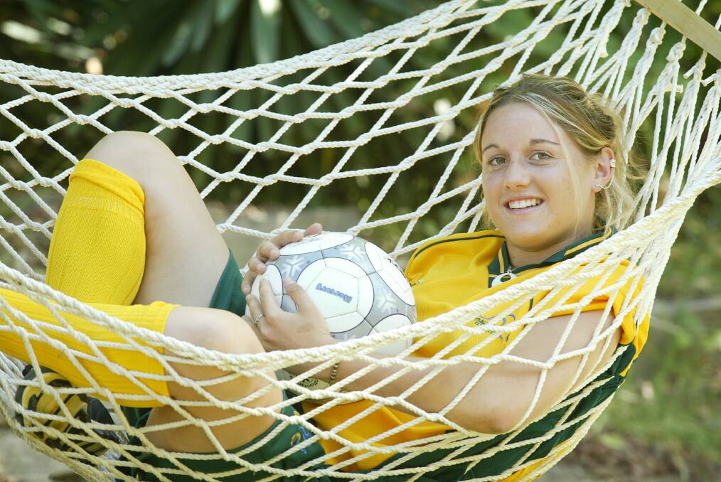 Amy Chapman grew up playing in the boys' teams at Albury Hotspurs.