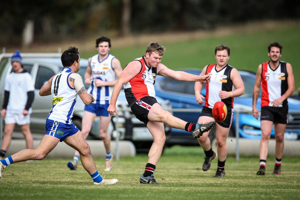 SILLY SEASON: Wodonga Saints have cleared up rumours linking them with a possible move away from the Tallangatta & District League in 2022. Picture: JAMES WILTSHIRE