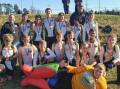 ALL SMILES: Hockey Albury-Wodonga's under-13 boys celebrate their success at the Long Weekend Carnival in Canberra. The under-15 boys were also victorious.