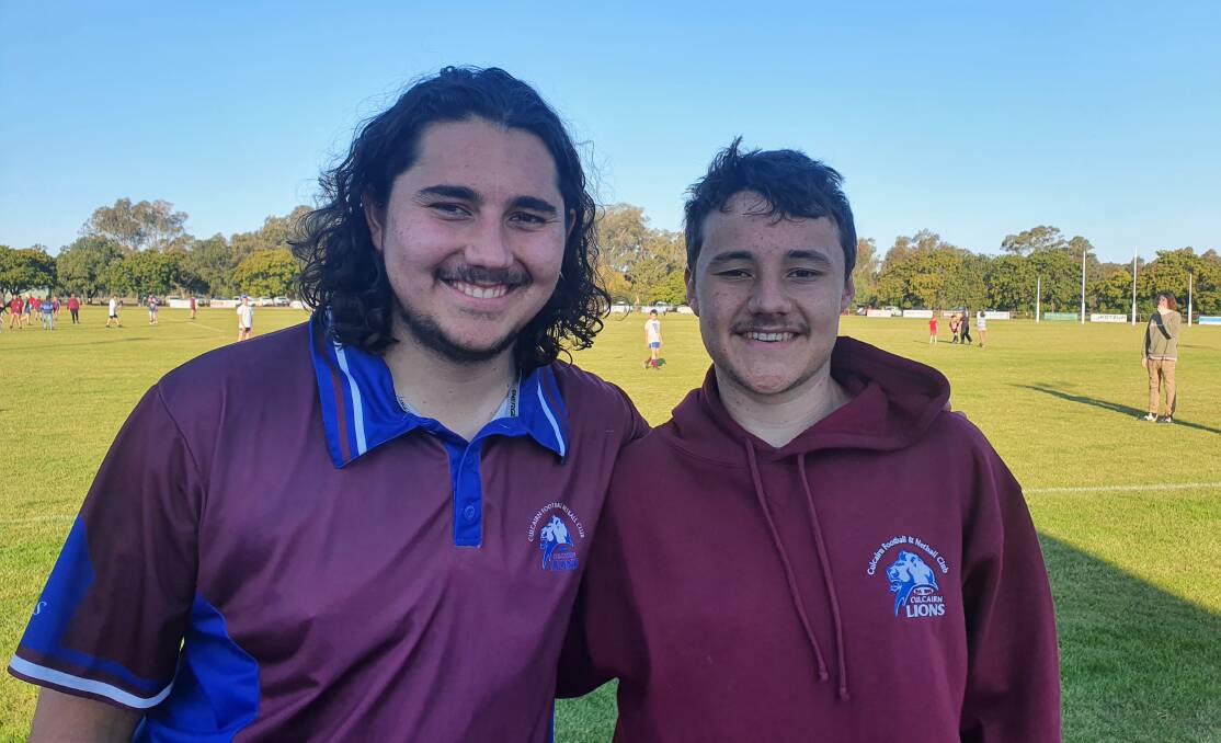 Brothers Ronan Smith, 20, and Noah Smith, 18, both play for Culcairn's reserves.