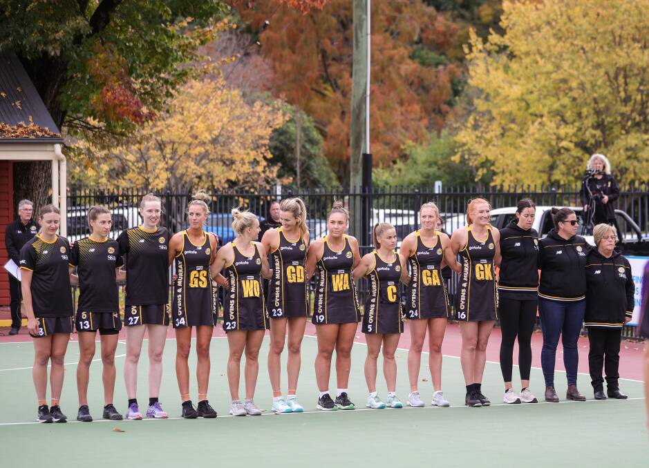 The Ovens and Murray's 2023 interleague netball team. Picture by James Wiltshire