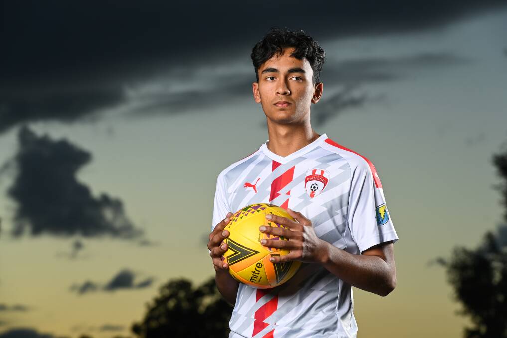 FULLY FOCUSED: Bidish Chouhan has his sights set on a finals campaign with Wodonga Diamonds this season. Picture: MARK JESSER