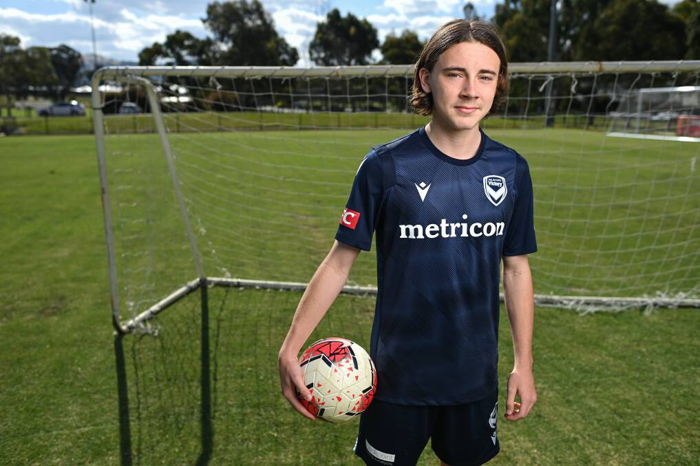 TAKING THE NEXT STEP: Will Kennedy is gearing up for a big year after signing with Melbourne Victory's academy. Picture: MARK JESSER
