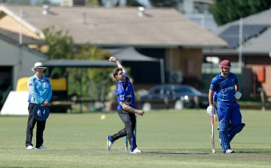 Five wickets for captain Jarryd Hatton helped Corowa win their opening game of the season away to Belvoir. Picture by Tara Trewhella