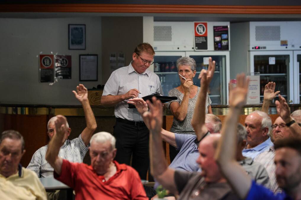 The votes are counted on a sad night for Corowa-Rutherglen. Picture by James Wiltshire