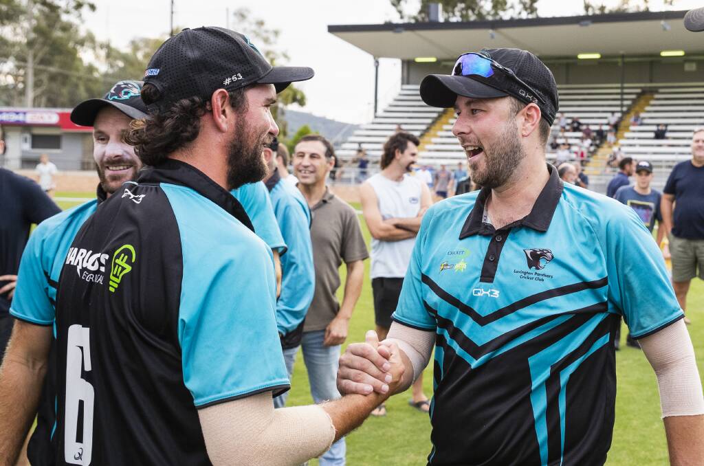 Ryan Brown and Dave Tassell both bowled superbly in Lavington's grand final victory. Brown took 4-24 and Tassell's 10 overs cost just 16 runs. Picture by Ash Smith