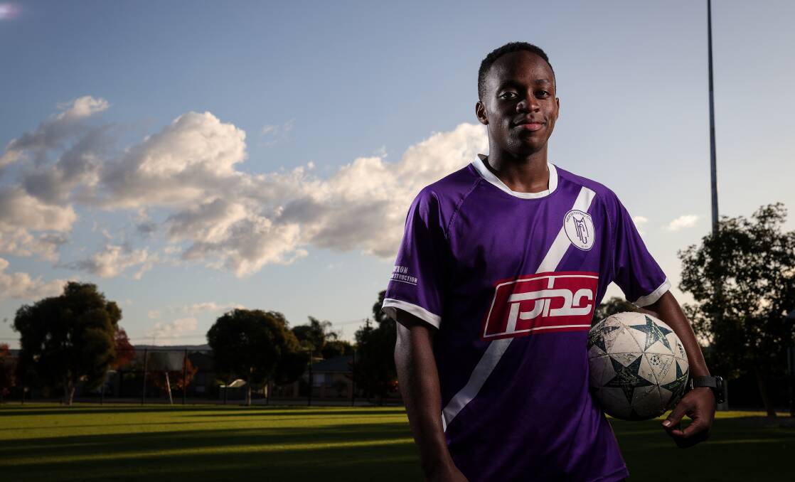 Melrose striker Dirck Angalikiyana. Picture: JAMES WILTSHIRE