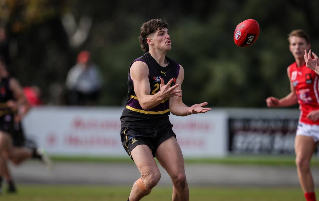 Brayden George in action for the Murray Bushrangers. Picture by James Wiltshire