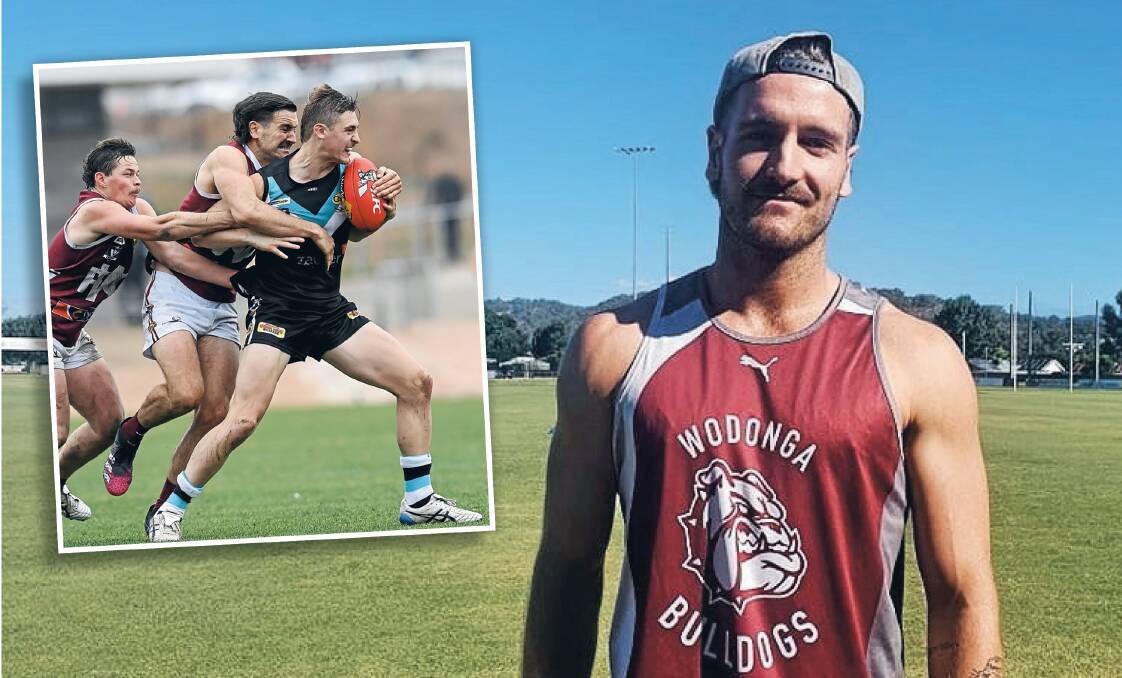 READY FOR BATTLE: Defender Charlie Morrison is excited about what the season ahead has in store for an improving Wodonga Bulldogs side.
