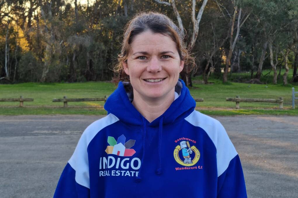 NEW CHAPTER: Kate Burns has played for Western Australia and in Melbourne's premier competition but her focus is now bringing success to Beechworth Wanderers.