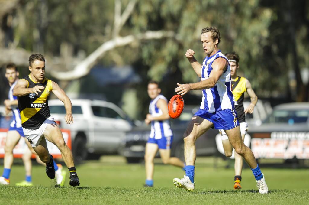 Jarred Lane playing for the Roos against Albury. Picture: ASH SMITH