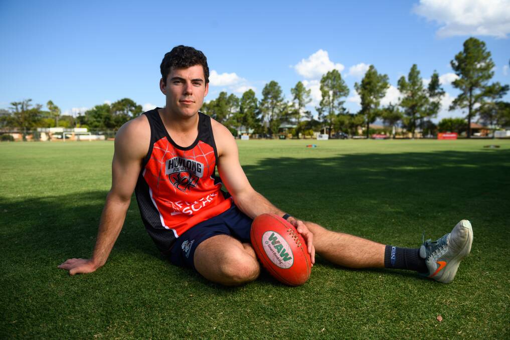 Matthew Wilson is looking forward to challenging towards the top end of the Hume League with Howlong this season. He crosses to the Spiders from Corowa-Rutherglen, who aren't playing in 2023. Picture by Mark Jesser