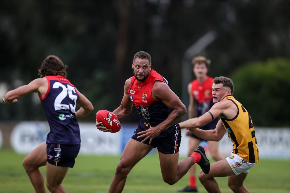 Cam Ellis-Yolmen averaged more clearances and contested possessions than any other player in the Ovens and Murray this year, while he was also ranked second for disposals. Picture by James Wiltshire