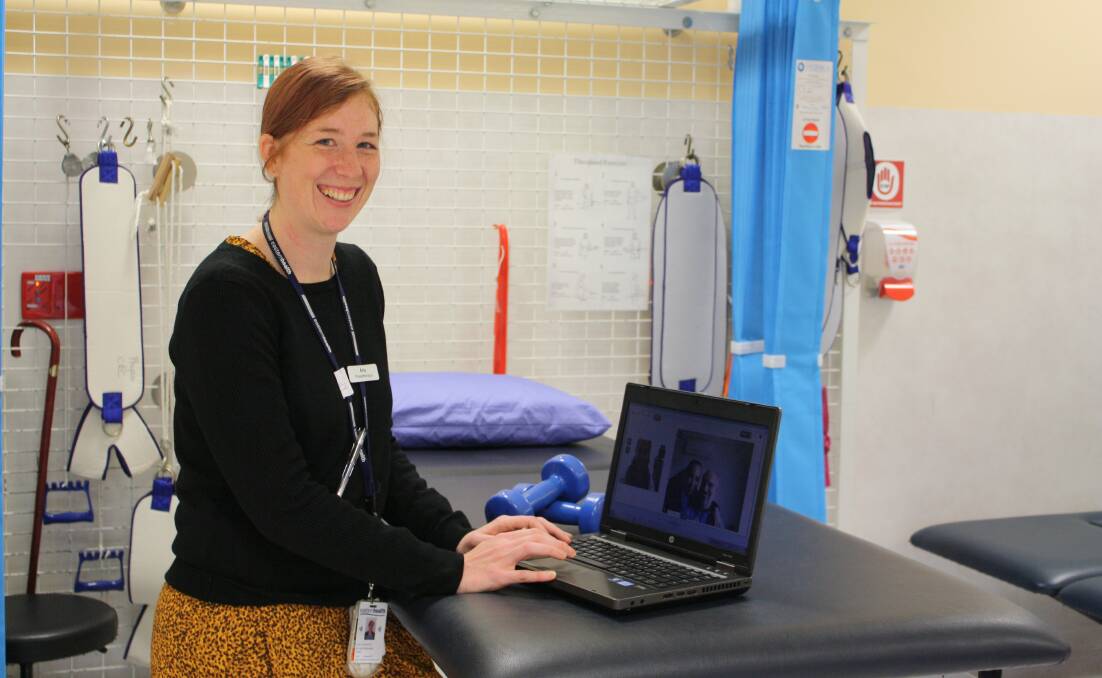 La Trobe researcher and physiotherapist Dr Amy Dennett is helping highlight the benefits of remote rehabilitation clinics. Picture: SUPPLIED