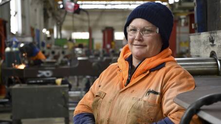 FIRED UP: Bendigo boilermaker Melanie Krause is hoping to encourage more women to join the industry. Picture: NONI HYETT