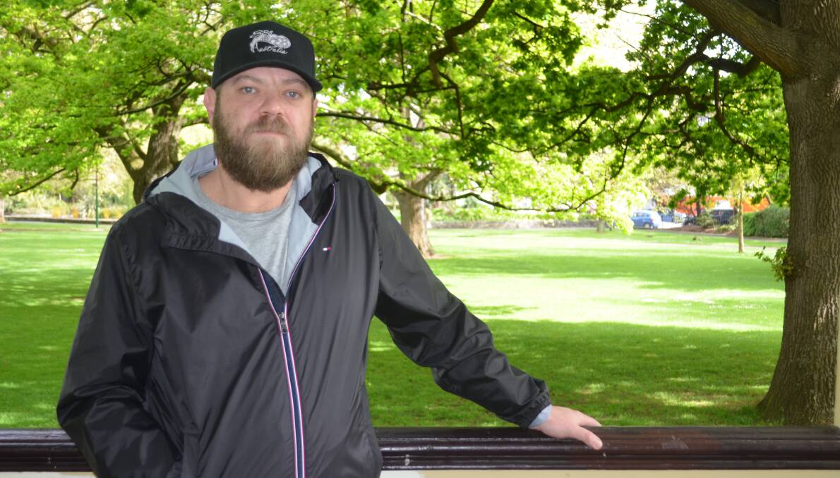 VAPE MAKER: Ryan Hussey from 888 Vapes in Launceston makes nicotine-free vape liquids and sells them online and to local and national stockists. He is concerned about the future of the business in Australia. Picture: Nikita McGuire 