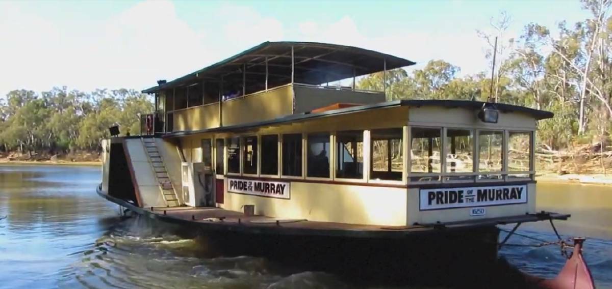 NEW WATERS: The 'Pride of the Murray' is an 100 tone paddlewheeler which has traversed the Murray River for around 100-years. Picture: File