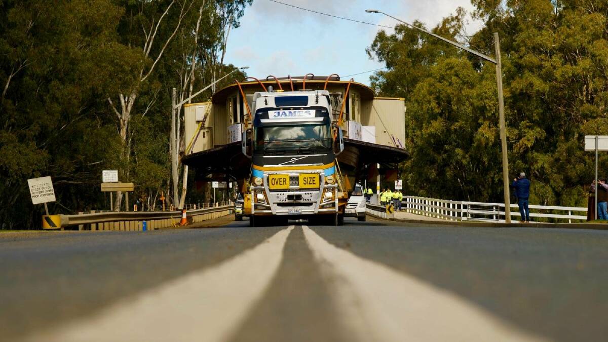 MEGA MOVE: The 'Pride of the Murray' is being transported over 1750km from Echuca in Victoria to Longreach is Queensland. Picture: Broadkast